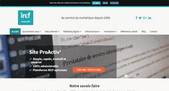Desktop Screenshot of ircf.fr