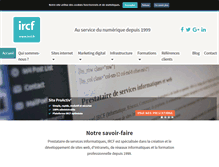 Tablet Screenshot of ircf.fr